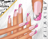 ✘ Pink Real Nails