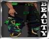 M)WOLF MOON PANTS GRN YE