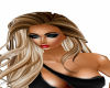 Wavy dark brown blonde