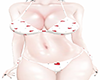 HG]White Heart Bikini