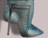 Nell Blue Denim Boots