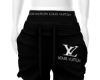 LV Pants Blk
