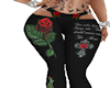 Rose Black Pants