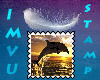 Sunset Dolphin stamp