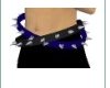 blue and black spiked