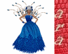 azul baile mascaras