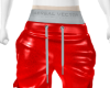 Blood Red Gloss Joggers