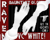 PVC WHITE GAUNTLET GLOVE