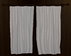 white silk curtains