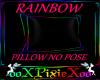 Rainbow pillow 3 no pose