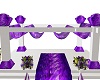 purple wedding pavilion
