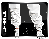 🌶 baggy joggers white
