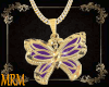 GOLD BUTTERFLY CHAIN CTM