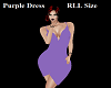 Purple Dress RLL Size