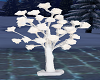 3D White Rose Tree