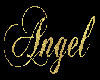 sticker angel gold