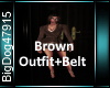 [BD]BrownOutfit+Belt