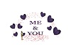 you and me sign purple