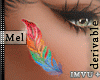 Mel*Pride Face Stickers