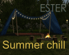 Summer camp sunset