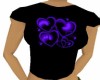 PURPLE HEARTS TEE(F)