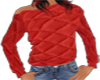 Quilt Top Shirt Red