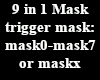 9 in 1 Mouth Mask
