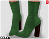 !© Suede Boots Green