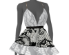 Black & White Lace Dress