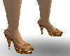 Golden Shavings Heels