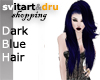 Dark Blue Hair