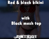 RnB bikini w Black mesh
