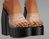Denim Heels