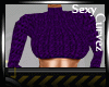 SC| Short sweater purple