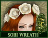 Sobi Wreath White