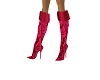 Pink Feather Boots