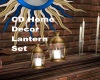 CD HomeDecor Lantern Set
