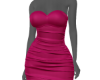 fucsia midi dress