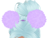 Lavender PomPom Headband