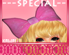 kawaii big pink bow