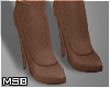 B | Brown Long Boots