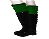 BOOTS / GREEN SOCKS