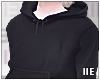 R. p hoodie black