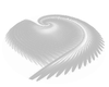 Rug/Marker Heart Wing