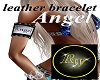 leather bracelet Angel