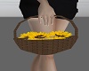 Panda's Sunflower Basket