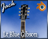 Wall Hanging Blue Guitar