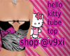 hello kitty tube top