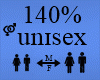 Unisex Avi Scaler 140%