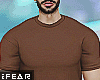 ♛Fear Brown TShirt